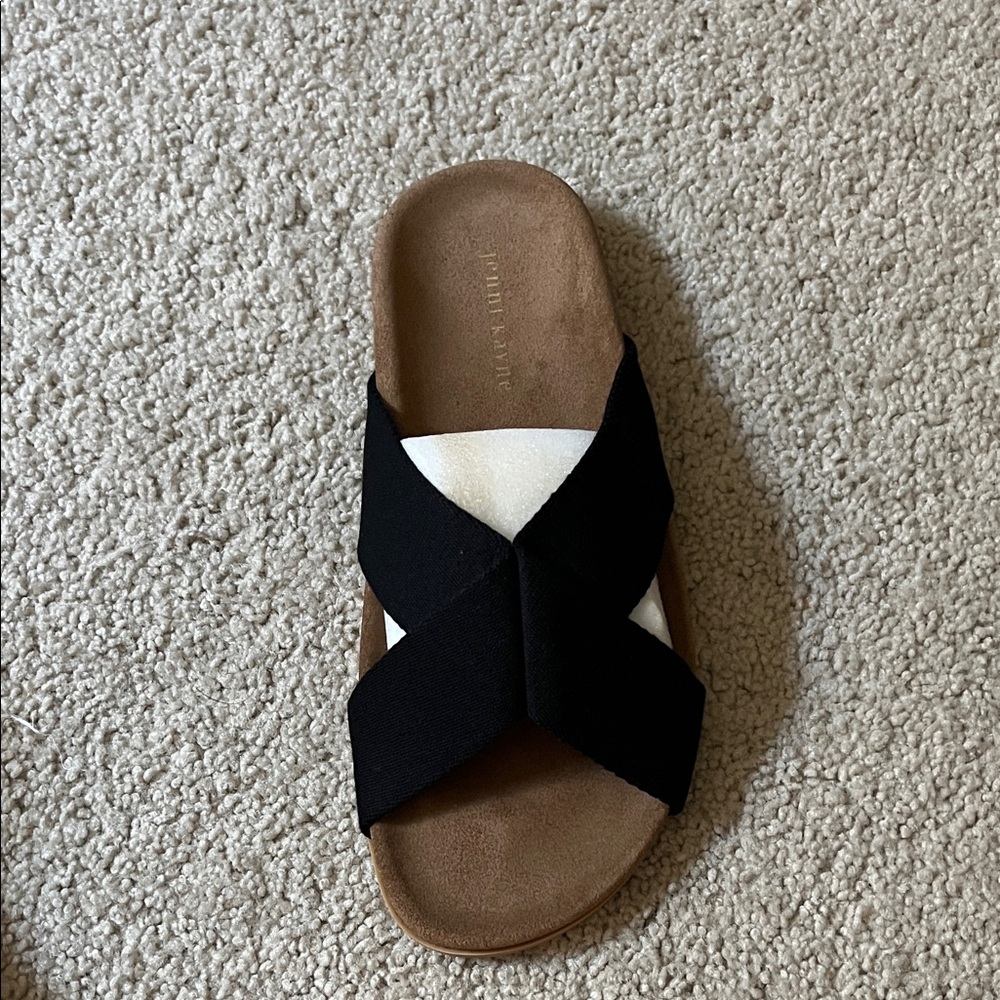 Jenni Kayne Black and White Sandals